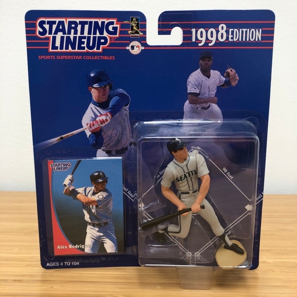 Kenner Starting Lineup Action Figure Mens Collectors Gray Alex Rodriguez 1998